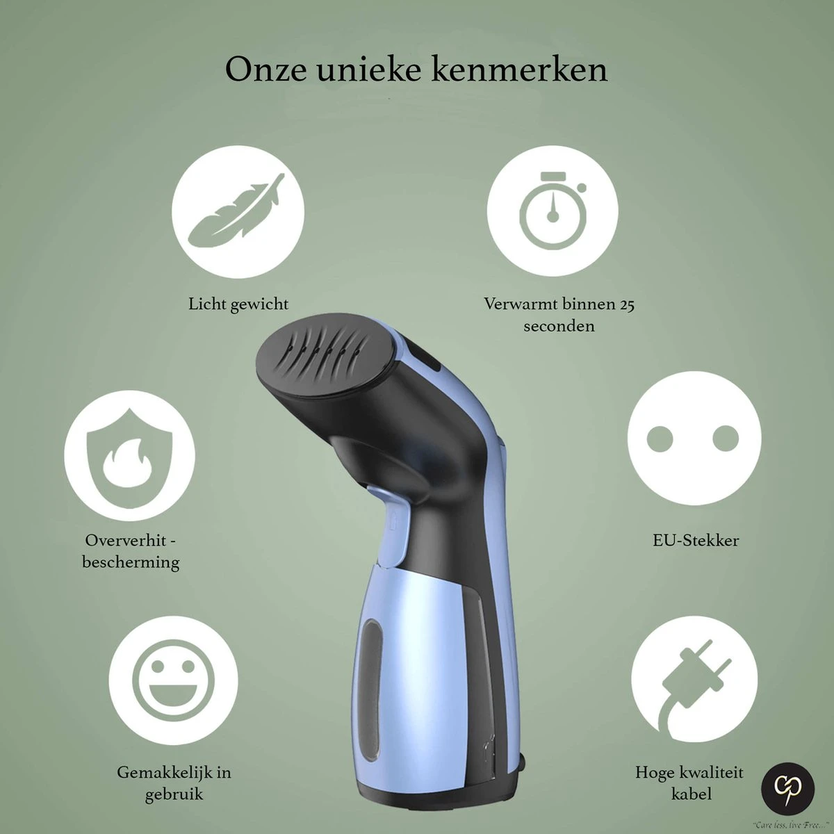 Carefree Kledingstomer - Handstomer - Stomer Kleding - Stoomstrijkijzer - Kleding Stomer - Blauw - Sinterklaas- 9 Carefree Kledingstomer - Handstomer - Stomer Kleding - Stoomstrijkijzer - Kleding Stomer - Blauw - Sinterklaas- - Afbeelding 7