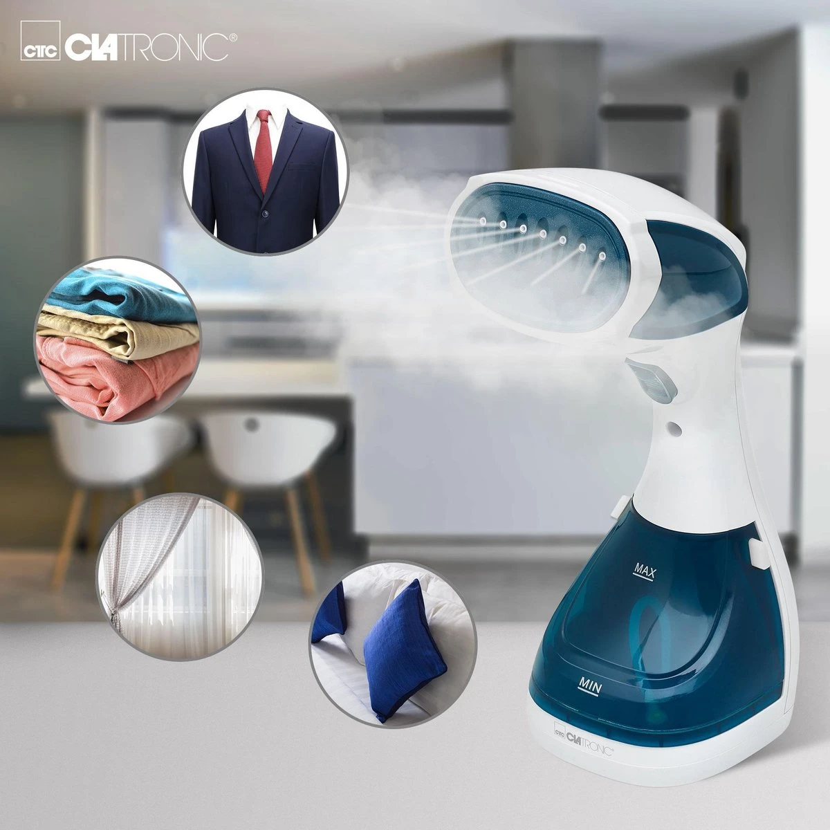 Clatronic DB 3717 - Kledingstomer - Handstomer 5 Clatronic DB 3717 - Kledingstomer - Handstomer - Afbeelding 3