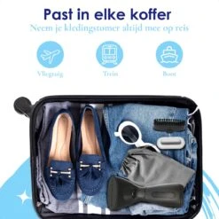 Luxe Kledingstomer - Handstomer - Handstoomreiniger - Stoomstrijkijzer - Stomer Kleding - Voor Op Reis - Zwart -Huishoudelijke Artikelen Winkel 1200x1200 2403