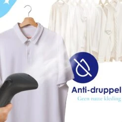 Luxe Kledingstomer - Handstomer - Handstoomreiniger - Stoomstrijkijzer - Stomer Kleding - Voor Op Reis - Zwart -Huishoudelijke Artikelen Winkel 1200x1200 2410