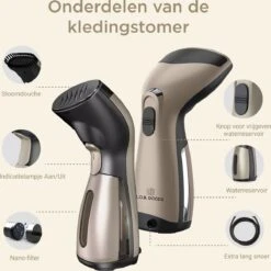 Luxe Kledingstomer - Handstomer - Handstoomreiniger - Stoomstrijkijzer - Stomer Kleding - Voor Op Reis - Goud 20 Luxe Kledingstomer - Handstomer - Handstoomreiniger - Stoomstrijkijzer - Stomer Kleding - Voor Op Reis - Goud -Huishoudelijke Artikelen Winkel 1200x1200 2432