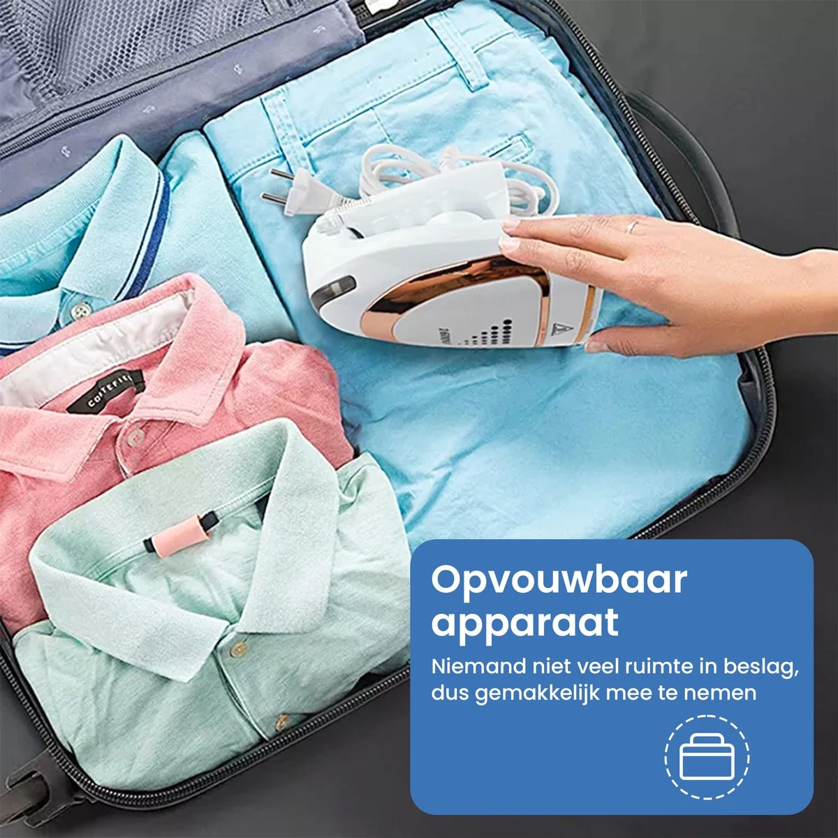 TibaGoods Luxe Kledingstomer - Handstomer - Ontkreuker - Stoomreiniger - Warmt Snel Op - Inclusief 2 Opzetborstels - 1600w - 250ml 13 TibaGoods Luxe Kledingstomer - Handstomer - Ontkreuker - Stoomreiniger - Warmt Snel Op - Inclusief 2 Opzetborstels - 1600w - 250ml - Afbeelding 11