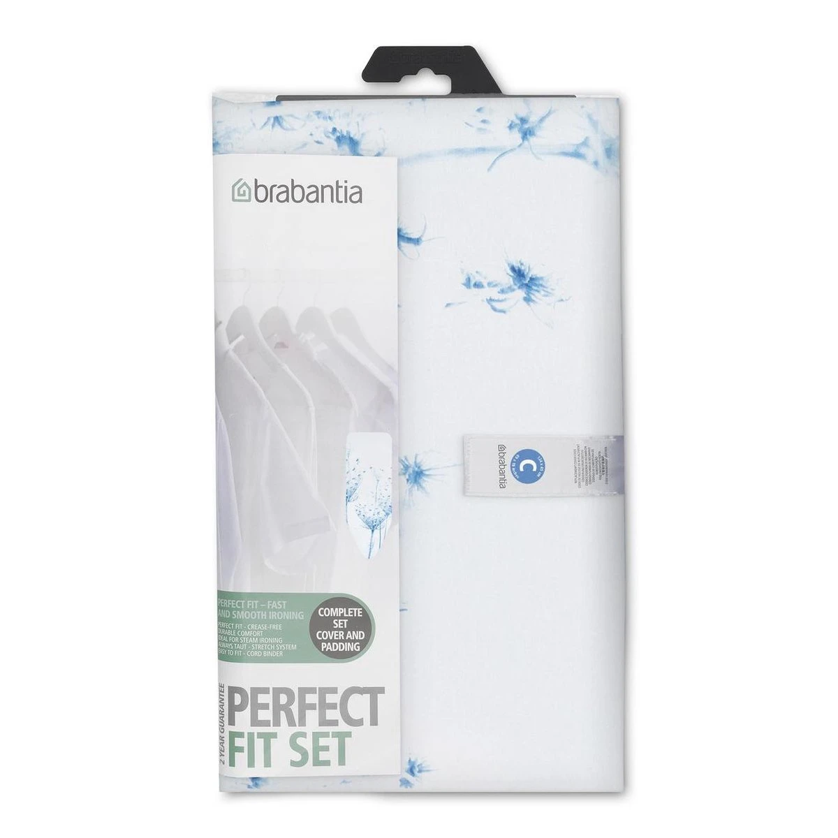Brabantia Strijkplankhoes C - 124 X 45 Cm - Complete Set - Cotton Flower 5 Brabantia Strijkplankhoes C - 124 X 45 Cm - Complete Set - Cotton Flower - Afbeelding 3