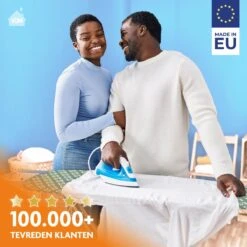 Laundryspecialist 6 Laagse AIRPRO Strijkplankhoes - 50% Sneller Strijken - Geen Water Meer Onder Je Strijkplank - Maat L/XL Voor Een Breedte Van 39 Tot 53 Cm En Een Lengte Van 120 Tot 141 Cm -Huishoudelijke Artikelen Winkel 1200x1200 2488