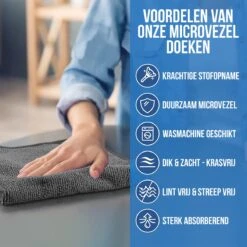 Strex Microvezeldoekjes - 12 Stuks 30 X 30 Cm - Wasbaar - Schoonmaakdoekjes - Schoonmaak / Auto -Huishoudelijke Artikelen Winkel 1200x1200 2538
