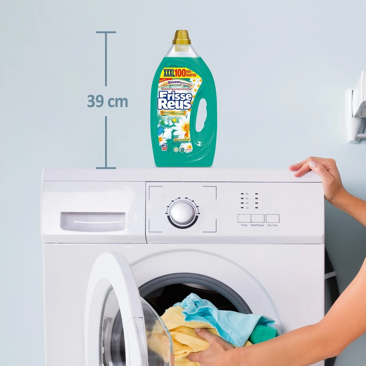 Frisse Reus Lotus Amandel Gel Vloeibaar Wasmiddel - Witte Was - Voordeelverpakking - 100 Wasbeurten 11 Frisse Reus Lotus Amandel Gel Vloeibaar Wasmiddel - Witte Was - Voordeelverpakking - 100 Wasbeurten - Afbeelding 9