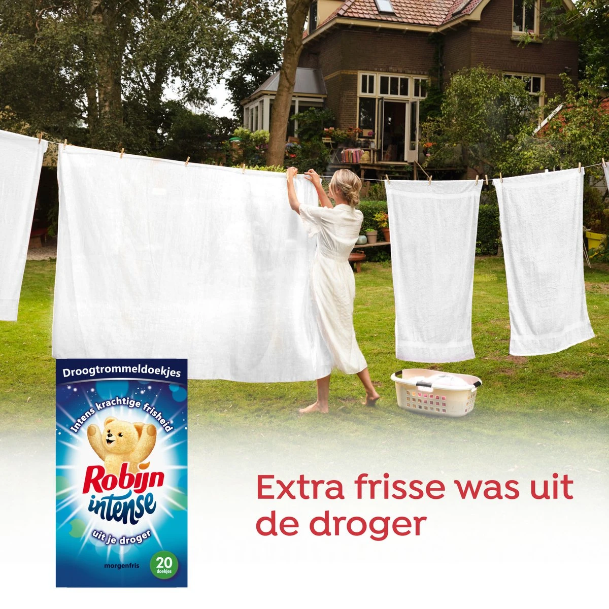 Robijn Droogtrommeldoekjes Intense 20 Stuks 4 Robijn Droogtrommeldoekjes Intense 20 Stuks - Afbeelding 2