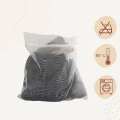 Orange85 Waszakken - 2 Stuks - Ritssluiting - Wit - 50x40 Cm - Polyester -Huishoudelijke Artikelen Winkel 1200x1200 510