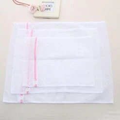 Waszak Set Van 3 Stuks Met Rits - BH/Lingerie/Sokken/Schoenen Wasnet Waszakjes Laundry Bag - Waszakken - Klein/Medium/Groot -Huishoudelijke Artikelen Winkel 1200x1200 545