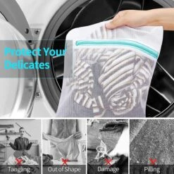 BOTC Waszakken - Wasnetten - Set Van 5 - Bescherm Je Wasgoed En Wasmachine - Transparant -Huishoudelijke Artikelen Winkel 1200x1200 564