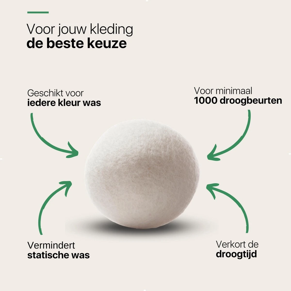 Tenify 6 XL Drogerballen + Extra Lavendel Olie - Wasbollen - Duurzaam - Schaapswol - Wasverzachter - Wasdrogerballen - Herbruikbare Droogballen - Energie Besparen 11 Tenify 6 XL Drogerballen + Extra Lavendel Olie - Wasbollen - Duurzaam - Schaapswol - Wasverzachter - Wasdrogerballen - Herbruikbare Droogballen - Energie Besparen - Afbeelding 9