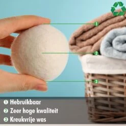 Merkloos Drogerballen Wol XL 6 Stuks - Duurzaam - Wasverzachter - Drogerbollen - Wasdrogerballen - Wasbollen 9 Merkloos Drogerballen Wol XL 6 Stuks - Duurzaam - Wasverzachter - Drogerbollen - Wasdrogerballen - Wasbollen -Huishoudelijke Artikelen Winkel 1200x1200 604