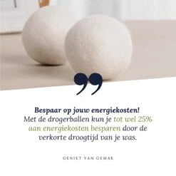 Geniet Van Gemak® | Herbruikbare Wollen Drogerballen | Wasbollen | Schaapswol | Duurzame En Energiebesparende Wasballen | 6 XL Drogerballen 13 Geniet Van Gemak® | Herbruikbare Wollen Drogerballen | Wasbollen | Schaapswol | Duurzame En Energiebesparende Wasballen | 6 XL Drogerballen -Huishoudelijke Artikelen Winkel 1200x1200 607
