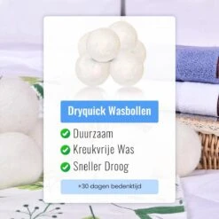 DRYQUICK Drogerballen- Wasbollen- Duurzaam Schapenwol - Herbruikbaar- 6 XL Wasballen Wit 13 DRYQUICK Drogerballen- Wasbollen- Duurzaam Schapenwol - Herbruikbaar- 6 XL Wasballen Wit -Huishoudelijke Artikelen Winkel 1200x1200 610