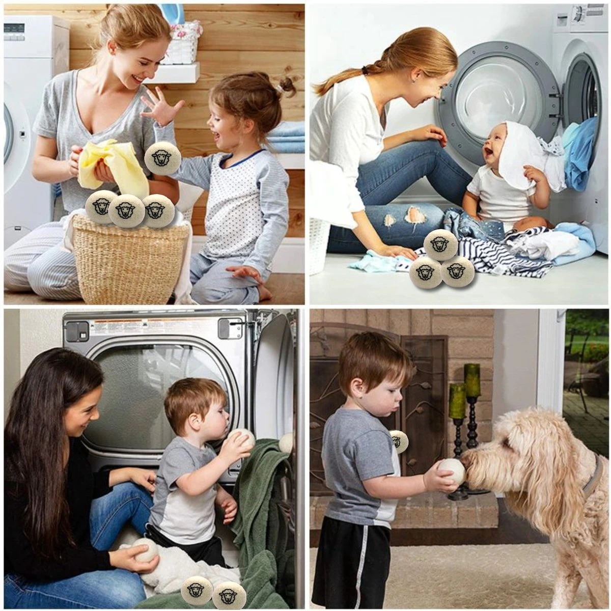 Drogerballen 6 Stuks - Wasbol - Droogballen - Herbruikbare Wasbollen - Wasverzachter - Wasdrogerballen - Doseerbol 8 Drogerballen 6 Stuks - Wasbol - Droogballen - Herbruikbare Wasbollen - Wasverzachter - Wasdrogerballen - Doseerbol - Afbeelding 6