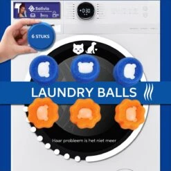 Salivio Laundryballs - 8x Wasbol Set - Huisdieren Haar Verwijderen - Wasbollen - Drogerballen - Energiebesparend - Wasverzachter - Milieuvriendelijk Wassen 10 Salivio Laundryballs - 8x Wasbol Set - Huisdieren Haar Verwijderen - Wasbollen - Drogerballen - Energiebesparend - Wasverzachter - Milieuvriendelijk Wassen -Huishoudelijke Artikelen Winkel 1200x1200 638