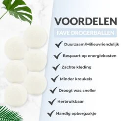 FAVE Drogerballen XL - 6 Stuks - Inclusief Opbergzakje - Wasbol - Wasballen - Doseerbol - Droogballen - Duurzaam 13 FAVE Drogerballen XL - 6 Stuks - Inclusief Opbergzakje - Wasbol - Wasballen - Doseerbol - Droogballen - Duurzaam -Huishoudelijke Artikelen Winkel 1200x1200 671