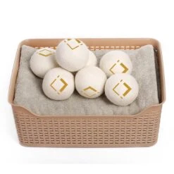 LuxerLiving Wasbol Set Van 6 - Droogt Tot 30% Sneller - Wasverzachter - Droger Ballen - Dryer Balls - Ecologisch - 100% Wol 10 LuxerLiving Wasbol Set Van 6 - Droogt Tot 30% Sneller - Wasverzachter - Droger Ballen - Dryer Balls - Ecologisch - 100% Wol -Huishoudelijke Artikelen Winkel 1200x1200 719