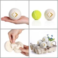 LuxerLiving Wasbol Set Van 6 - Droogt Tot 30% Sneller - Wasverzachter - Droger Ballen - Dryer Balls - Ecologisch - 100% Wol 13 LuxerLiving Wasbol Set Van 6 - Droogt Tot 30% Sneller - Wasverzachter - Droger Ballen - Dryer Balls - Ecologisch - 100% Wol -Huishoudelijke Artikelen Winkel 1200x1200 720