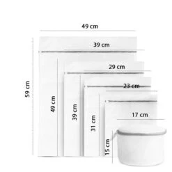 ForDig Wasnet Waszakjes (5 Stuks) Voor Lingerie En Fijne Was - Geschikt Voor Wasmachine - Met Rits - Wit 17 ForDig Wasnet Waszakjes (5 Stuks) Voor Lingerie En Fijne Was - Geschikt Voor Wasmachine - Met Rits - Wit -Huishoudelijke Artikelen Winkel 1200x1200 724