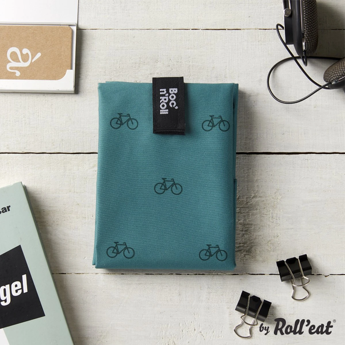 Roll'Eat Boc'n'Roll Foodwrap - Herbruikbaar Boterhamzakje - Fiets 4 Roll'Eat Boc'n'Roll Foodwrap - Herbruikbaar Boterhamzakje - Fiets - Afbeelding 2