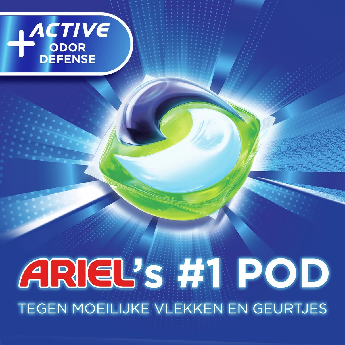 Ariel All In 1 Wasmiddel Pods + Actieve Geurbestrijding - Voordeelverpakking 2 X 50 Wasbeurten 9 Ariel All In 1 Wasmiddel Pods + Actieve Geurbestrijding - Voordeelverpakking 2 X 50 Wasbeurten - Afbeelding 7