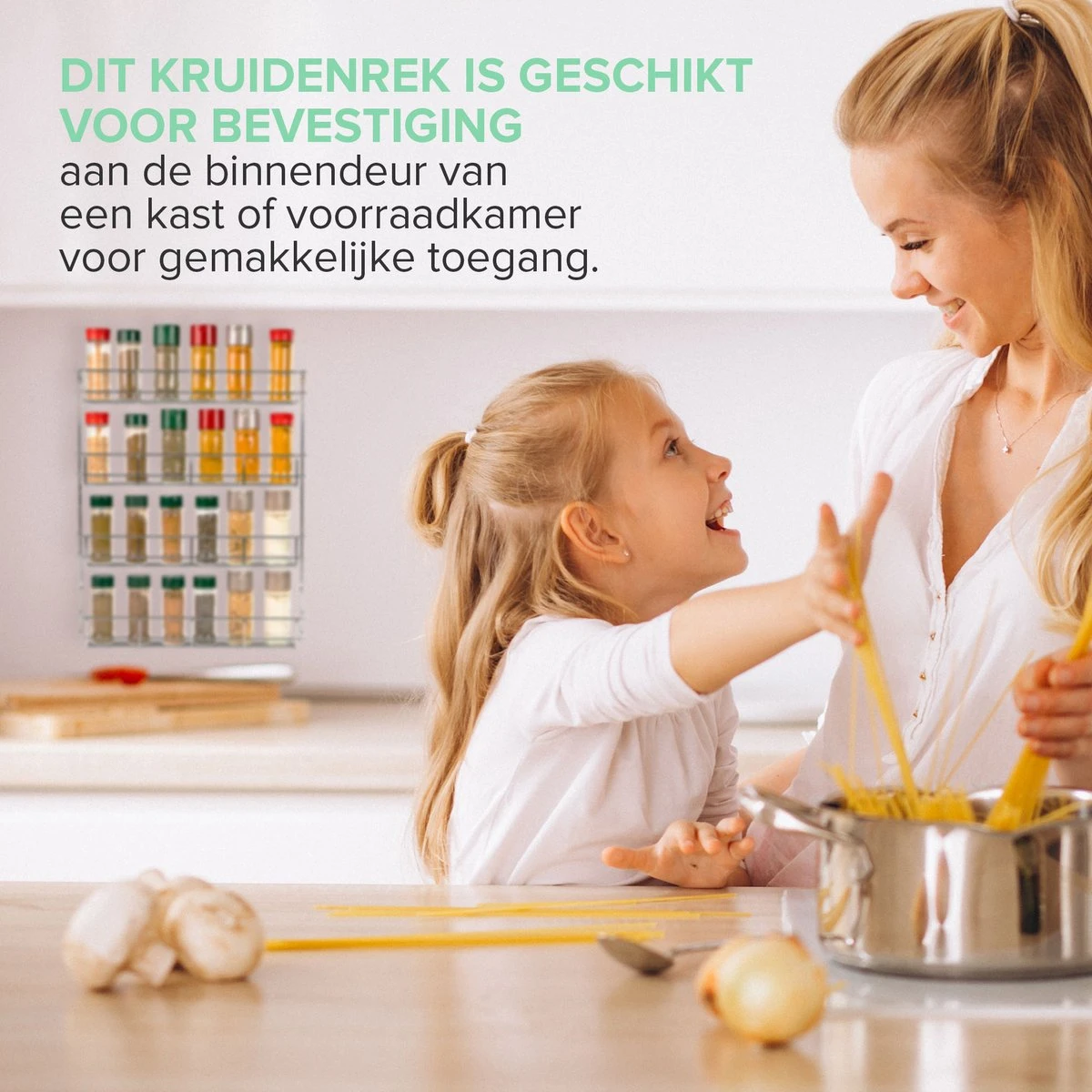 Merkloos Coninx Kruidenrek KR3000 - Ophangbaar - 32 Kruidenpotjes - 4 Laags 4 Merkloos Coninx Kruidenrek KR3000 - Ophangbaar - 32 Kruidenpotjes - 4 Laags - Afbeelding 2