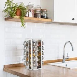 Pleasantwork Kruidenrek - Staand - Draaibaar - 20 Potjes 12 Pleasantwork Kruidenrek - Staand - Draaibaar - 20 Potjes -Huishoudelijke Artikelen Winkel 1200x1200 879