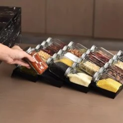 Kruidenrek Lade - Zwart - 4 Laags - Aluminium - Kruidenpotjes Opbergen 12 Kruidenrek Lade - Zwart - 4 Laags - Aluminium - Kruidenpotjes Opbergen -Huishoudelijke Artikelen Winkel 1200x1200 880