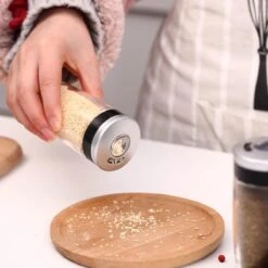 Merkloos Decopatent® Kruidenrek Incl. 16 Glazen Kruiden Potjes - Rvs Strooideksel - Staand Kruiden & Specerijen Rek - Kruidenpotjes Glas -Huishoudelijke Artikelen Winkel 1200x1200 911