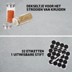 Merkloos Draaibaar Kruidenrek Met 20 Kruidenpotjes - Kruidenrek Staand - Aanrecht Organiser - Glazen Potjes Met Deksel - Inclusief 32 Etiketten En 1 Uitwisbare Stift - Ronde Afwerking - Zwart 15 Merkloos Draaibaar Kruidenrek Met 20 Kruidenpotjes - Kruidenrek Staand - Aanrecht Organiser - Glazen Potjes Met Deksel - Inclusief 32 Etiketten En 1 Uitwisbare Stift - Ronde Afwerking - Zwart -Huishoudelijke Artikelen Winkel 1200x1200 915