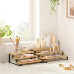 Kruidenrekken, Set Van 2, Keukenrekken, Met 3 Planken, Bamboe, Uitschuifbaar, Stapelbaar, Voor Keuken, Werkblad, Zwart 17 Kruidenrekken, Set Van 2, Keukenrekken, Met 3 Planken, Bamboe, Uitschuifbaar, Stapelbaar, Voor Keuken, Werkblad, Zwart -Huishoudelijke Artikelen Winkel 1200x1200 932