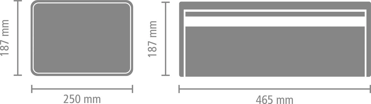 Brabantia Broodtrommel - Met Klepdeksel - White 10 Brabantia Broodtrommel - Met Klepdeksel - White - Afbeelding 8