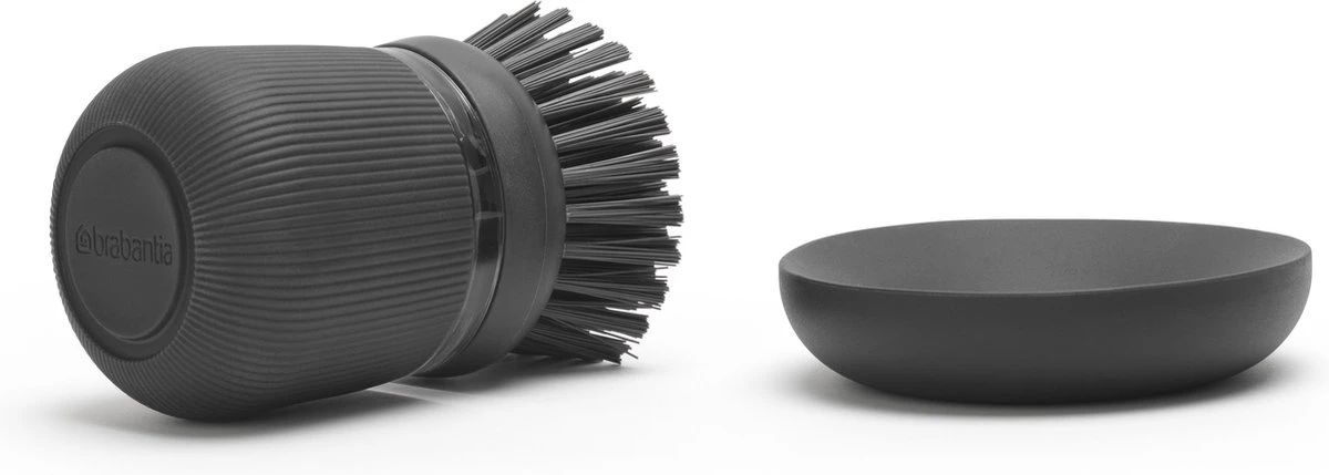 Brabantia Sink Side Afwasborstel - Met Zeepdispenser- Dark Grey 11 Brabantia Sink Side Afwasborstel - Met Zeepdispenser- Dark Grey - Afbeelding 9