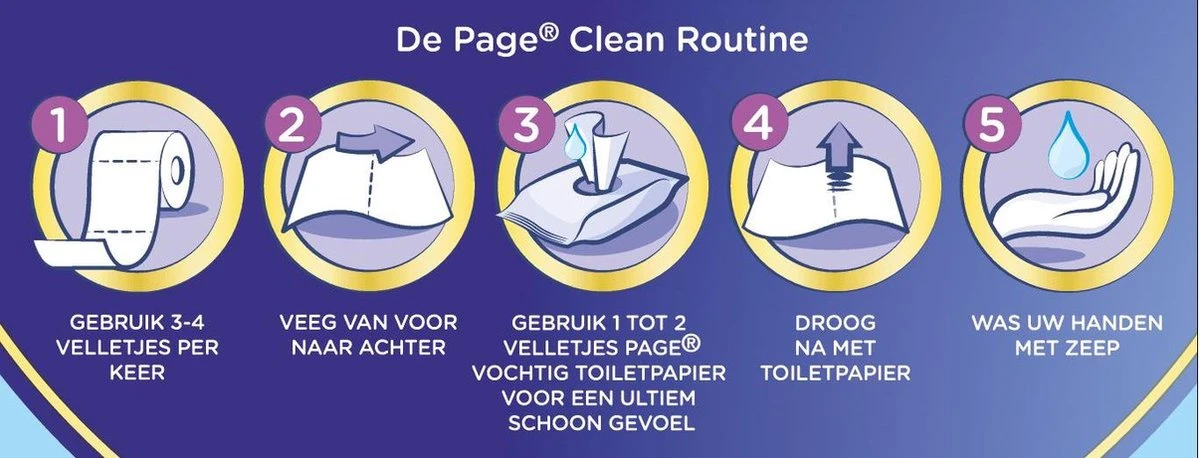 Page Toiletpapier - 36 Rollen - Kussenzacht Wc Papier (3-laags) - Voordeelverpakking 4 Page Toiletpapier - 36 Rollen - Kussenzacht Wc Papier (3-laags) - Voordeelverpakking - Afbeelding 2
