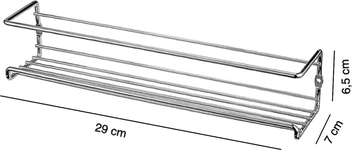 Kruidenrek Ophangbaar Kruidenpotjes Wandrek Organizer Keuken Accessoires - Geschikt Voor Bijna Alle Kruidenpotjes 9 Kruidenrek Ophangbaar Kruidenpotjes Wandrek Organizer Keuken Accessoires - Geschikt Voor Bijna Alle Kruidenpotjes - Afbeelding 7