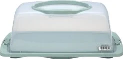 Merkloos Spesely® Pastel Groen Taart Bewaardoos Met Deksel En Inklapbare Handgrepen - Rechthoek - 39x19xH15cm - Vershouddoos - Transparant - Opbergdoos Taart - Taartdoos - Cakedoos - Taartdoos Met Deksel - Boîte à Gâteaux -Huishoudelijke Artikelen Winkel 1200x585 1