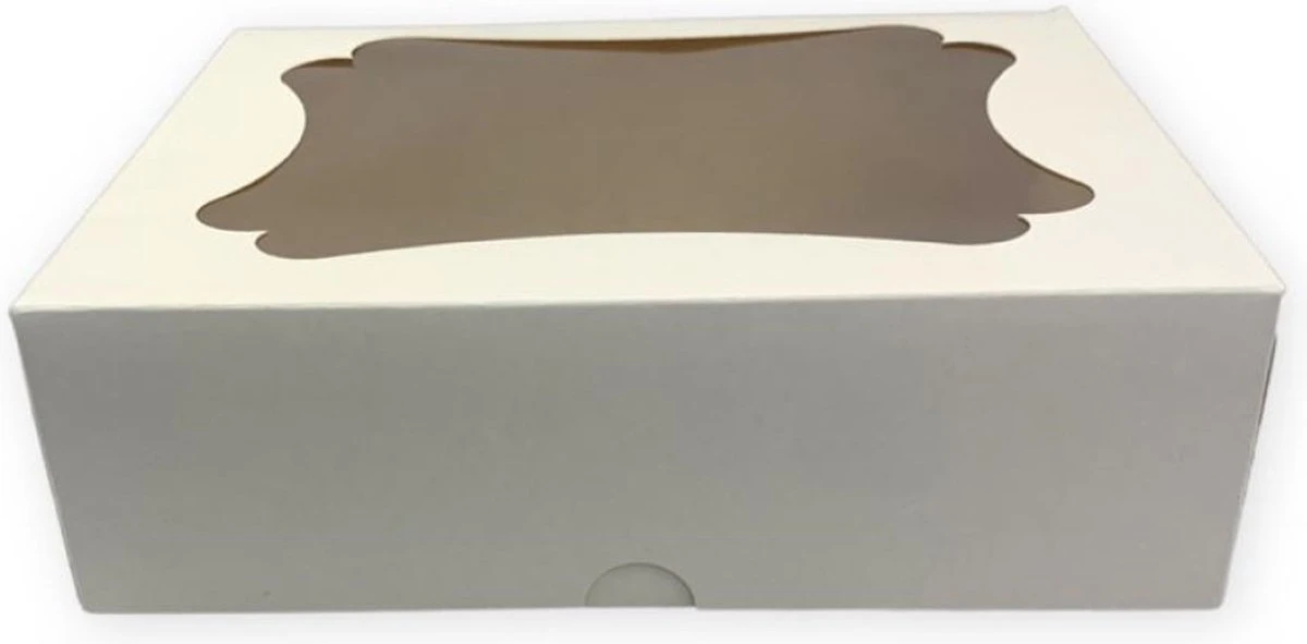 Merkloos Taartdozen 25 Stuks - 20x16,5x6cm - Tartdoos Met Venster - Cupcake Doos - Cake Box - Cake Boxes - Kartonnen Taartdozen - Karton Taartdoos - Taart Doos - Kartonnen Doosjes - Box With Window - Cake Doos - Cake Box - Wit Taartdoos -witte Dozen -koekjes 4 Merkloos Taartdozen 25 Stuks - 20x16,5x6cm - Tartdoos Met Venster - Cupcake Doos - Cake Box - Cake Boxes - Kartonnen Taartdozen - Karton Taartdoos - Taart Doos - Kartonnen Doosjes - Box With Window - Cake Doos - Cake Box - Wit Taartdoos -witte Dozen -koekjes - Afbeelding 2