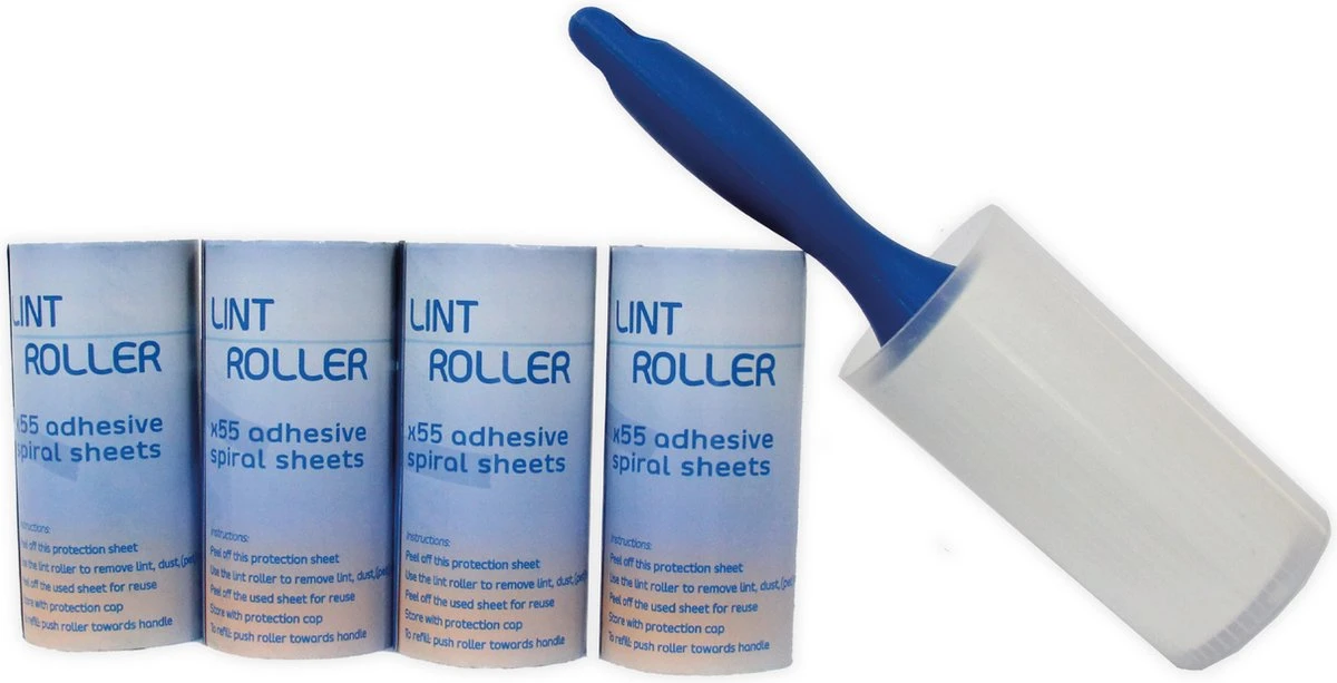 LaundrySpecialist Kledingroller - Incl. 4 Navullingen - Pluizenroller Met Ergonomische Handgreep 6 LaundrySpecialist Kledingroller - Incl. 4 Navullingen - Pluizenroller Met Ergonomische Handgreep - Afbeelding 4