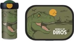Mepal – Lunchset Campus (sb + Lb) – Schoolbeker En Broodtrommel Voor Kinderen – Dino – Bento Box - Lekvrij -Huishoudelijke Artikelen Winkel 1200x672