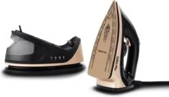 Swiss Pro+ -Stoomstrijkijzer Met Stoomgenerator - Iron - Keramische Zoolplaat - 2700W - Black/Gold - PefectCare Performer -Huishoudelijke Artikelen Winkel 1200x690