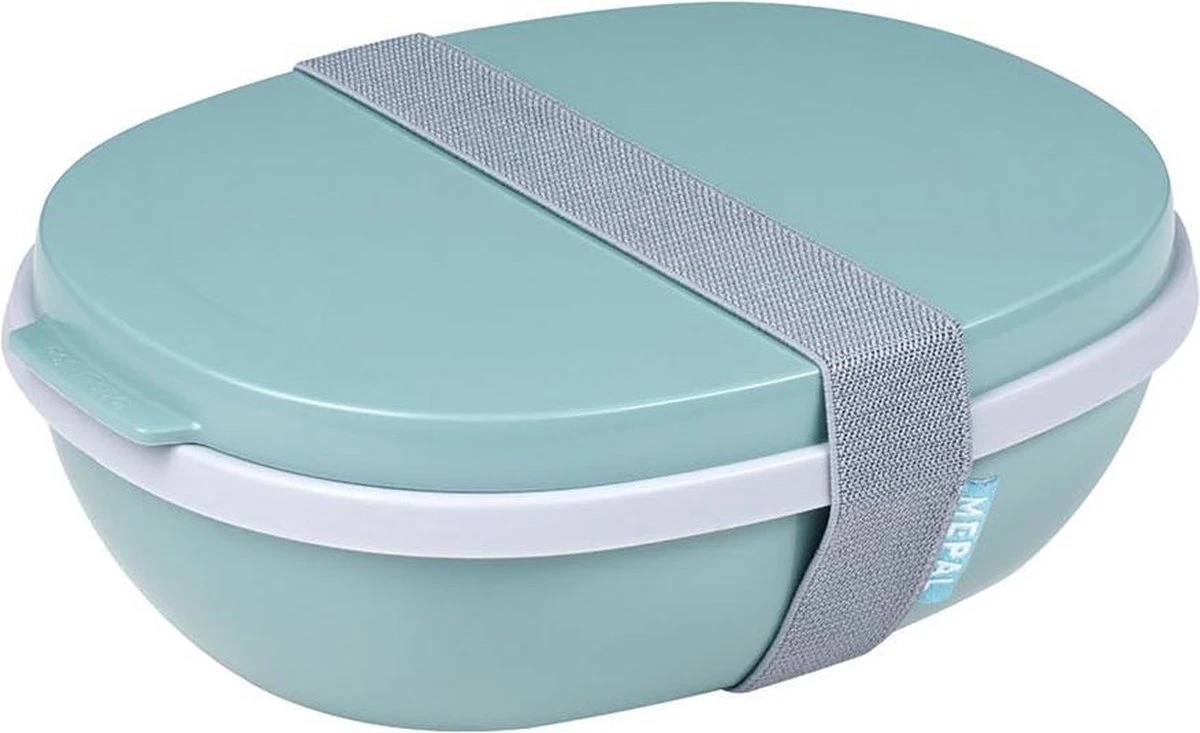 Mepal Ellipse Duo Lunchpot - Lunchbox Volwassenen - 1.4 Nordic Green 3 Mepal Ellipse Duo Lunchpot - Lunchbox Volwassenen - 1.4 Nordic Green