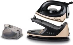 Swiss Pro+ -Stoomstrijkijzer Met Stoomgenerator - Iron - Keramische Zoolplaat - 2700W - Black/Gold - PefectCare Performer -Huishoudelijke Artikelen Winkel 1200x749 1