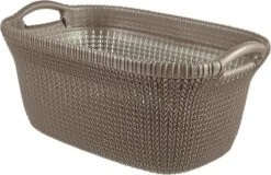 Curver Knit Wasmand - 40L - Harvest Brown -Huishoudelijke Artikelen Winkel 1200x777 2