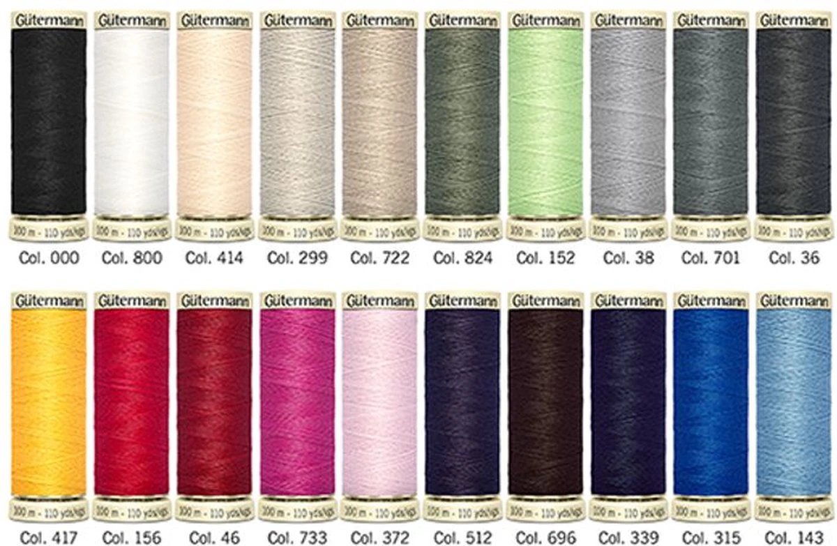 Gütermann Naaigarenset Allesnaaigaren - 20 Spoelen 4 Gütermann Naaigarenset Allesnaaigaren - 20 Spoelen - Afbeelding 2