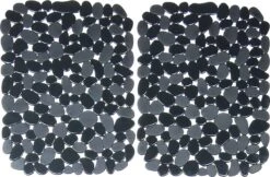 Merkloos Papillon - Gootsteenmat - 40x30 Cm - Kiezels Zwart -Huishoudelijke Artikelen Winkel 1200x786 3