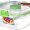 Sistema Salade Box Met Bestek - Geelgroen -Huishoudelijke Artikelen Winkel 1200x789 2