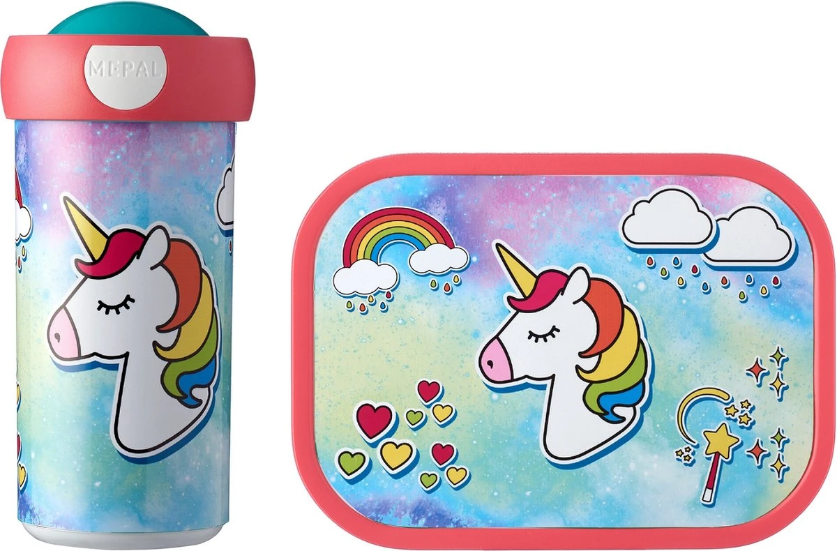 Mepal – Lunchset Campus (sb + Lb) – Schoolbeker En Broodtrommel Voor Kinderen – Unicorn – Bento Box - Lekvrij 12 Mepal – Lunchset Campus (sb + Lb) – Schoolbeker En Broodtrommel Voor Kinderen – Unicorn – Bento Box - Lekvrij - Afbeelding 10