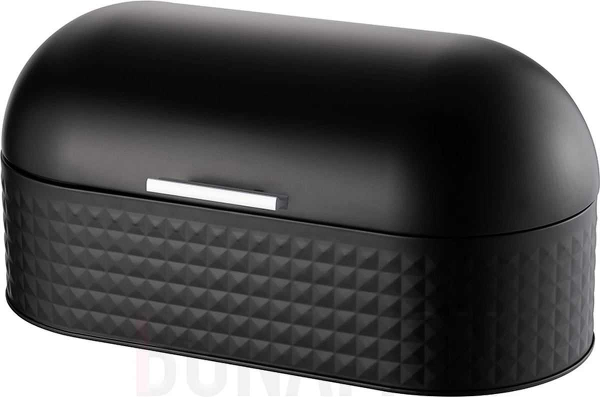 Michelino Broodtrommel - Zwart - 33,5 X 19,5 X 20 Cm 3 Michelino Broodtrommel - Zwart - 33,5 X 19,5 X 20 Cm