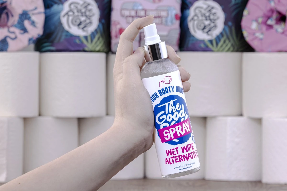 Your Booty Buddy - The Good Roll Toiletpapier Spray 200ml | SPRAY - WIPE - FLUSH 5 Your Booty Buddy - The Good Roll Toiletpapier Spray 200ml | SPRAY - WIPE - FLUSH - Afbeelding 3